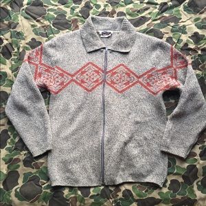 Vintage Wool Zip up sweater